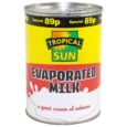 Tropical Sun Evaporated Milk